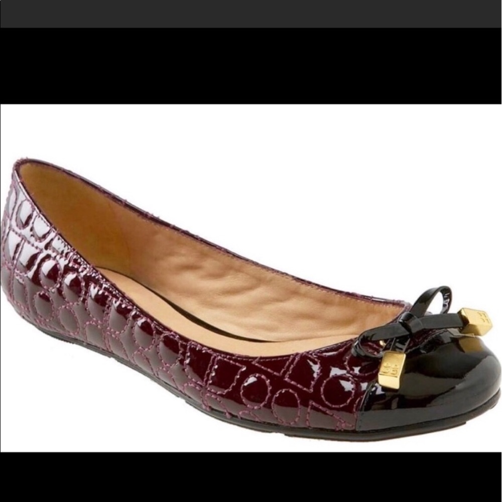 KATE SPADE | Quilted Logo FLATS | Sz 8